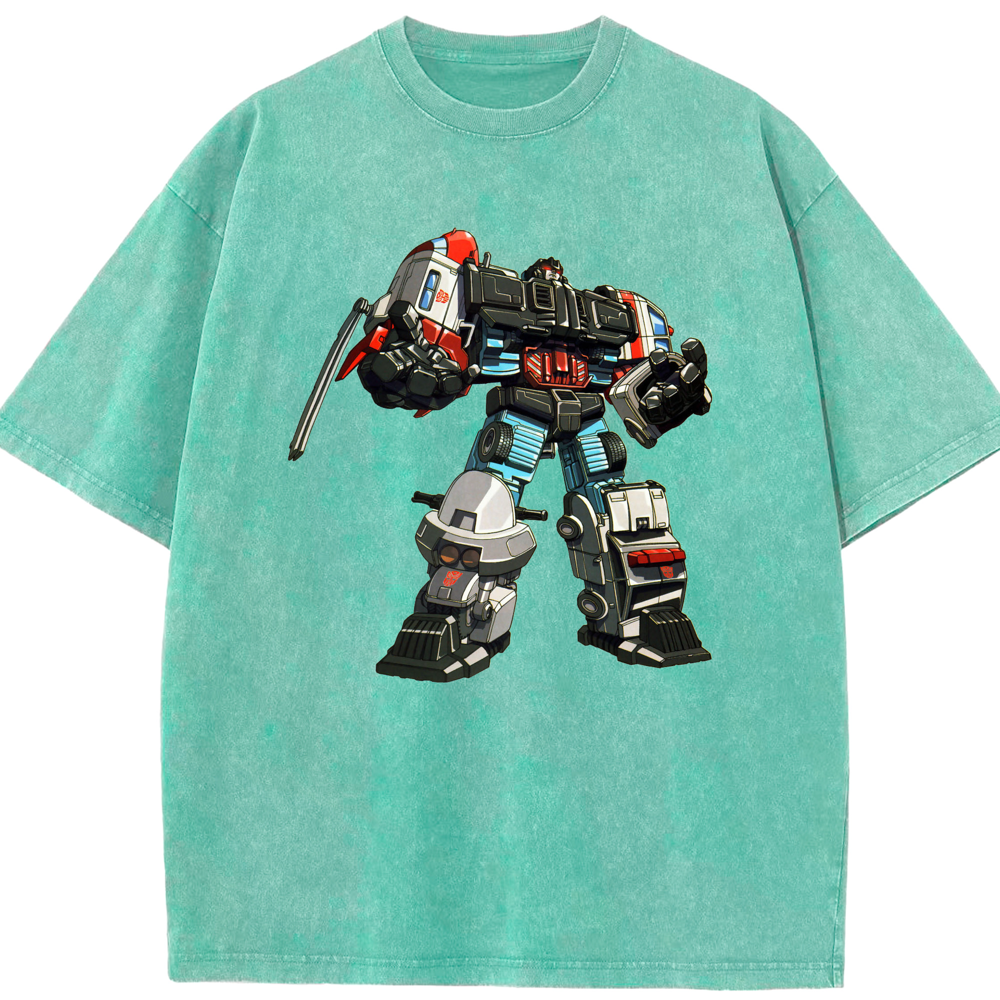 （画像用）  綿100% ヴィンテージ風 半袖Tシャツ（フロントプリント）